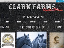 Tablet Screenshot of clarkfarms.org